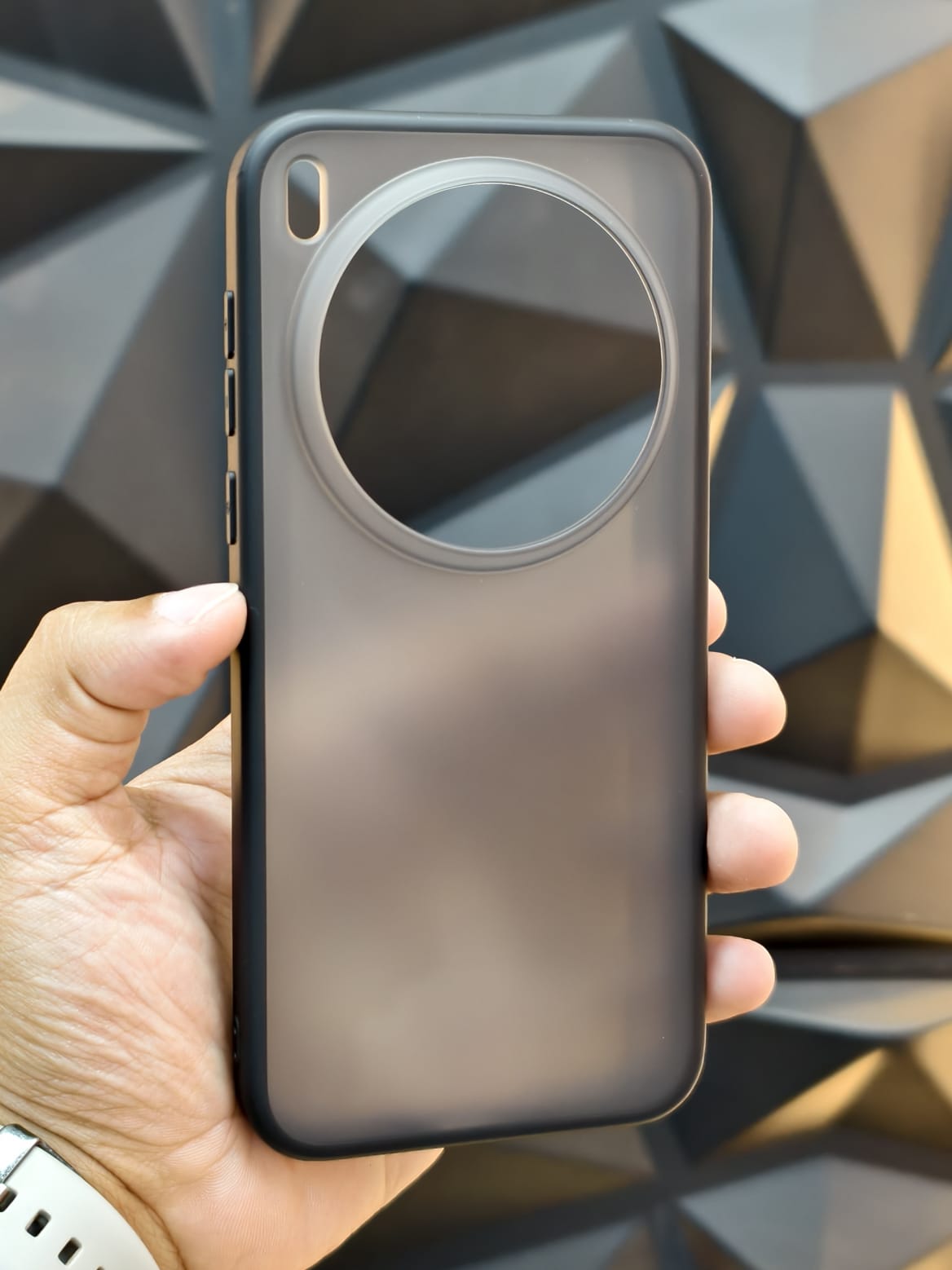 Vivo X300 Pro Wlons Semi Transparent Back Cover With Soft Border